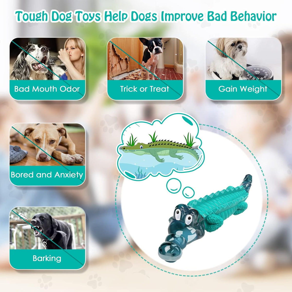 Dog Toys for Aggressive Chewers - Tough,Indestructible Dog Chew Toys for Large, Medium,Small Breed to Keep Them Busy - Mart Station