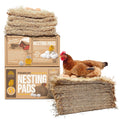 Eaton Pet and Pasture Nesting Pads for Laying Hens, 13" x 13", 10 Pack - Mart Station