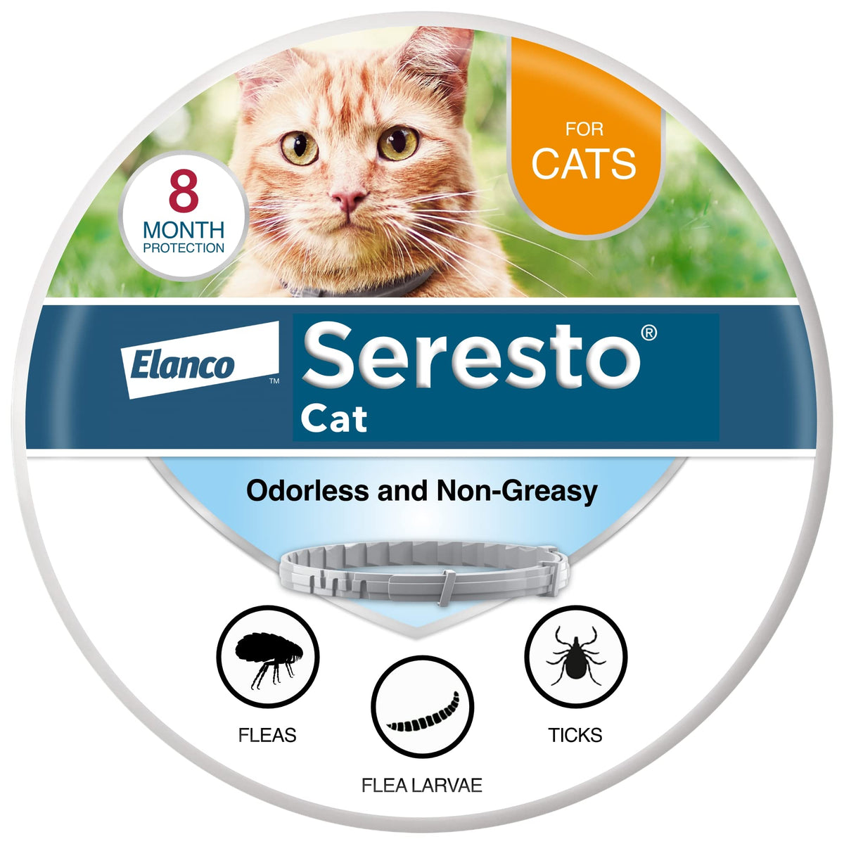 Seresto Cat Vet-Recommended Flea & Tick Treatment & Prevention Collar for Cats | 8 Months Protection - Mart Station