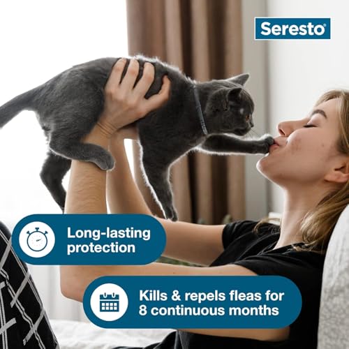 Seresto Cat Vet-Recommended Flea & Tick Treatment & Prevention Collar for Cats | 8 Months Protection - Mart Station