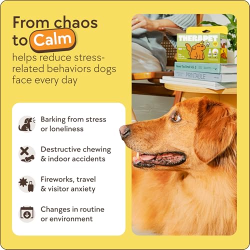 TheraPetMD 60-Day Dog Calming Diffuser Kit - Dog Pheromone Diffuser for Stress, Destructive Behavior, Pee Accidents, Separation Anxiety, Barking, Aggression & Chewing - 60-Day Refills Included - Mart Station